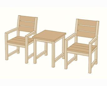Изображение для товара Комплект из 8 стульев и 3 столов